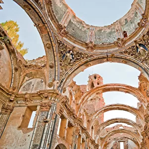 SPAIN. Belchite. Ruins of the old town destroyed