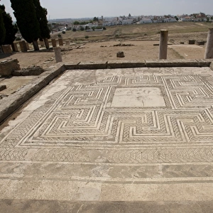 Spain. Italica. House of Hylas. Domus roman. Mosaic