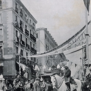 SPAIN. Madrid. Spain (1906). Assassination attempt