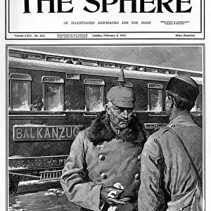 Sphere cover - The Kaiser at Nish by Matania, WW1
