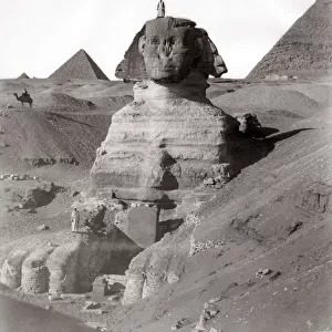 The Sphinx and Pyramids, Egypt, c. 1880 s