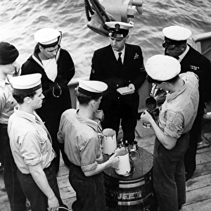 Up Spirits on HMS Cleopatra, 1953