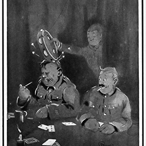 The Spook Suspected by Bruce Bairnsfather, WW1 cartoon
