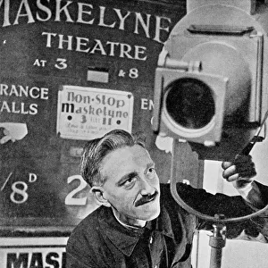 Spotlight operator, Maskelynes Theatre, London