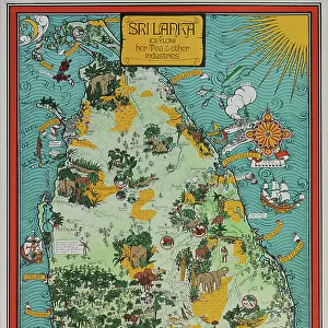 Sri Lanka Photographic Print Collection: Maps