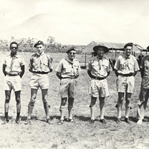 Staff of first Part II course, British Honduras