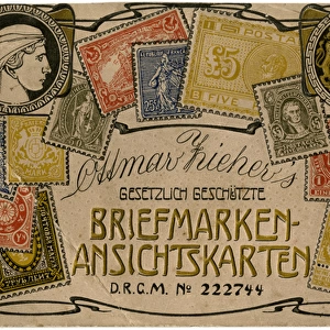 Stamp Card pack for card sets produced by Ottmar Zeihar