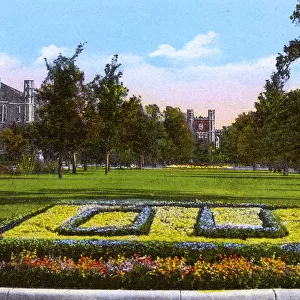 State of Oklahoma, USA - Entrance to Oval, University