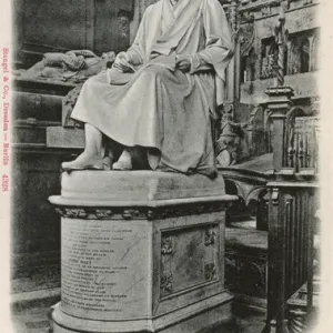 Statue of James Watt Print, Westminster Abbey, London 1903 Statue of James Watt Print, Westminster Abbey, London 1903