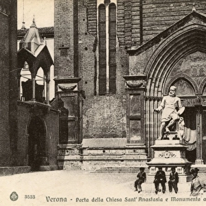 Statue of Paolo Veronese - Chiesa di Sant Anastasia, Verona
