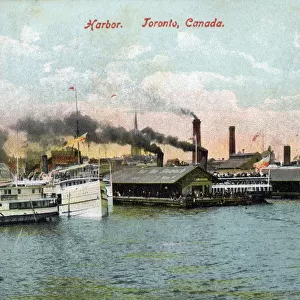Steamboats in the Harbour - Toronto, Canada