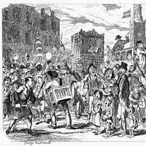 Street music: St Cecilias Day street scene, 1837