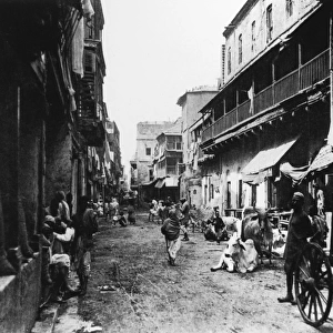 Street scene in Calcutta, India