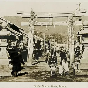 Street Scene, Kobe, Japan Date: 1928