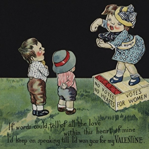 Suffragette Votes for Women Valentine