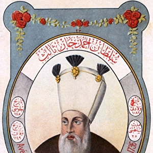 Sultan Ahmed III - ruler of the Ottoman Turks