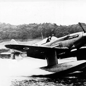 Supermarine Spitfire IX floatplane (forward view) landi