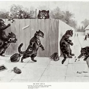Supplement, The Seven Ages by Louis Wain - Two