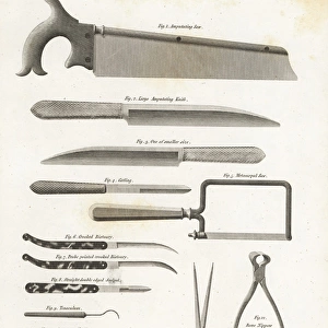 Surgical equipment including saws, knives and scalpels
