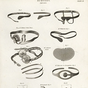 Surgical trusses from the 19th century