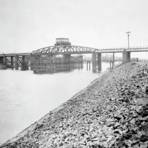 Swing Bridge Print, River Neath, South Wales 1892 Swing Bridge Print, River Neath, South Wales 1892
