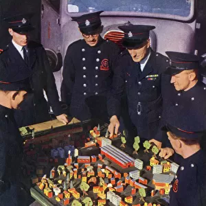 A Tactical Table made by Men of the Auxiliary Fire Service