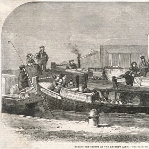 Taking Census / Canal / 1861