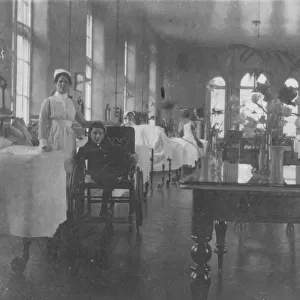Talbot Ward Swansea Hospital, nurses and patients