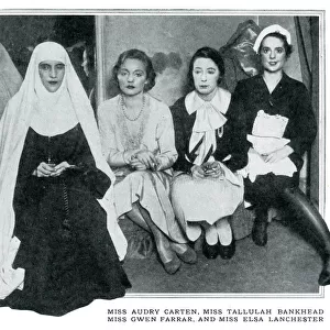 Tallulah Bankhead, Elsa Lanchester & Gwen Farrar