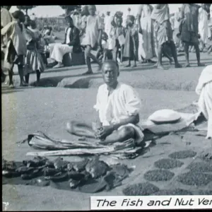 Tanzania - Fish & Nut Vendors, Zanzibar City