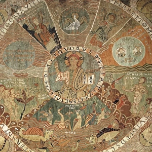 Tapestry of Creation. 1st half 12th c. Central detail