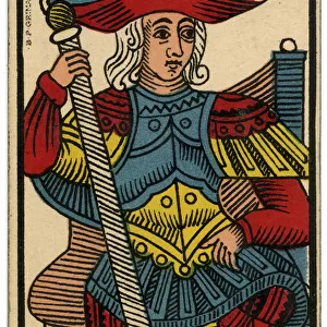 Tarot Card - Roy de Baton (King of Clubs)