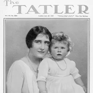 Tatler front cover: Duchess of York and Princess Elizabeth