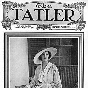 Tatler front cover featuring Elsie Janis, 1916