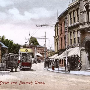 Taunton, Somerset - Fore Street and Burma War Memorial