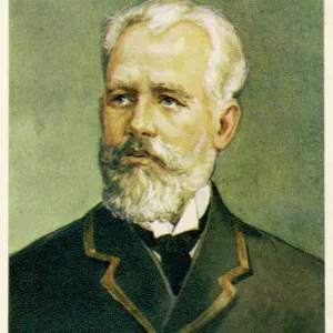 Tchaikovsky Print - Portrait of Pyotr Ilyich Tchaikovsky Tchaikovsky Print - Portrait of Pyotr Ilyich Tchaikovsky