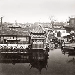 Tea house, Shanghai, China, c. 1880 s