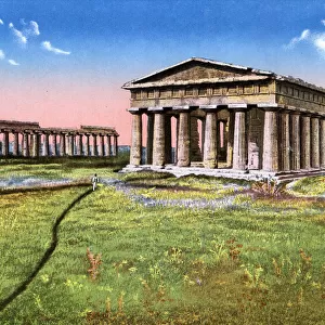 Temple of Neptune and Basilica, Pesto (Paestum), Italy