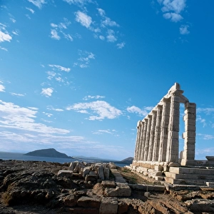 Temple of Poseidon at Cape Sounion. 444-440 B. C