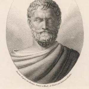 Thales of Miletus Print - Bust of the Greek philosopher and scientist Thales of Miletus Print - Bust of the Greek philosopher and scientist