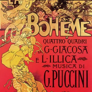 La Boheme Opera Score Print La Boheme Opera Score Print