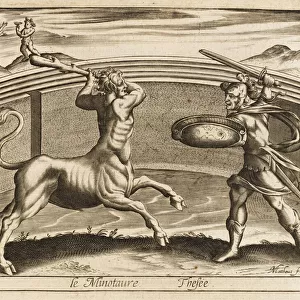 Theseus and Minotaur