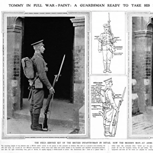Tommy Guardsman in full war-paint 1914