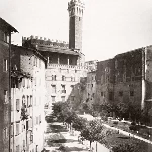 Torre del Mangia, Siena, Italy, 1880 s