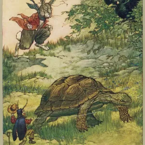 Tortoise and Hare Print, 1912