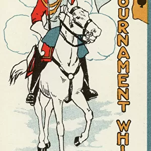 Tournament Whist playing cards scorecard, Guardsman