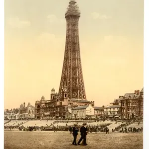 Blackpool Tower Print, c. 1890-1900 Blackpool Tower Print, c. 1890-1900