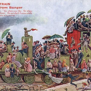 El último tren de Bangor, Irlanda del Norte El último tren de Bangor, Irlanda del Norte
