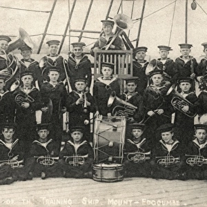 Training Ship, Mount Edgcumbe Band, Saltash, Cornwall