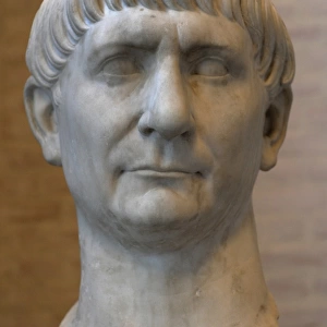 Trajan (53 AD-117 AD). Roman Emperor. Bust